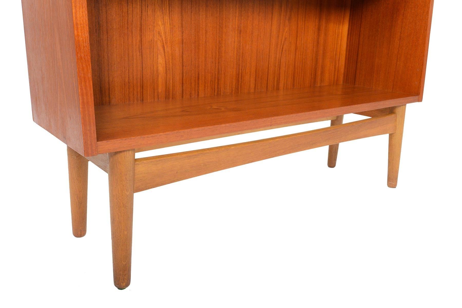 Scandinavian Modern Danish Modern Teak and Oak Bookcase by Bornholm