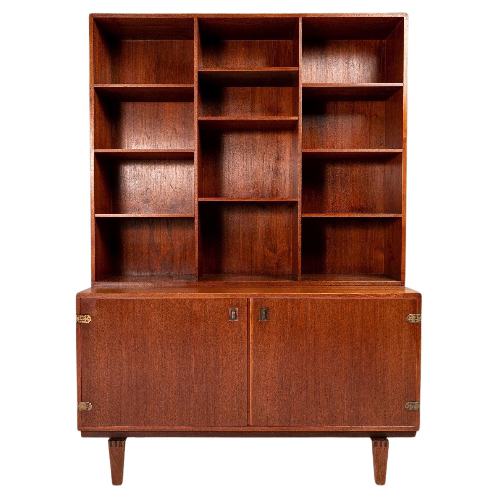 Danish Modern Teak 2-Door Sideboard w/ Topper by Peter Lovig Nielsen for Dansk