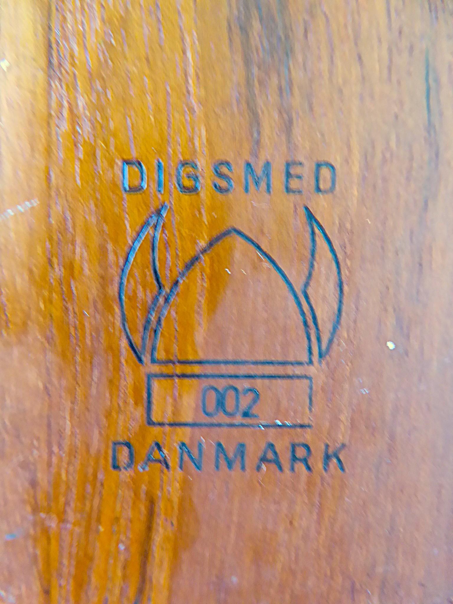 Danish Modern Teak 2-Tier Digsmed Lazy Susan Denmark 1960s For Sale 4