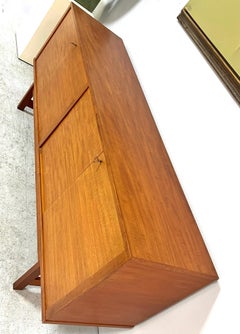 Danish Modern Teak 4 Door Sideboard Buffet, 1960s