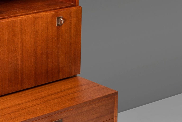 Danish Modern Teak 4Drawer Sideboard w/ Topper by Peter Lovig Nielsen