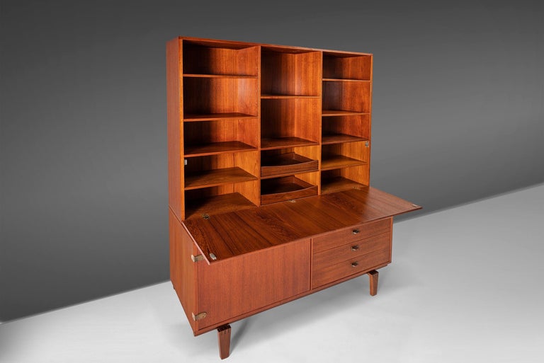 Danish Modern Teak 4Drawer Sideboard w/ Topper by Peter Lovig Nielsen