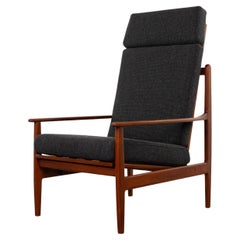 Vintage Danish Modern Teak Adjustable Lounge Chair