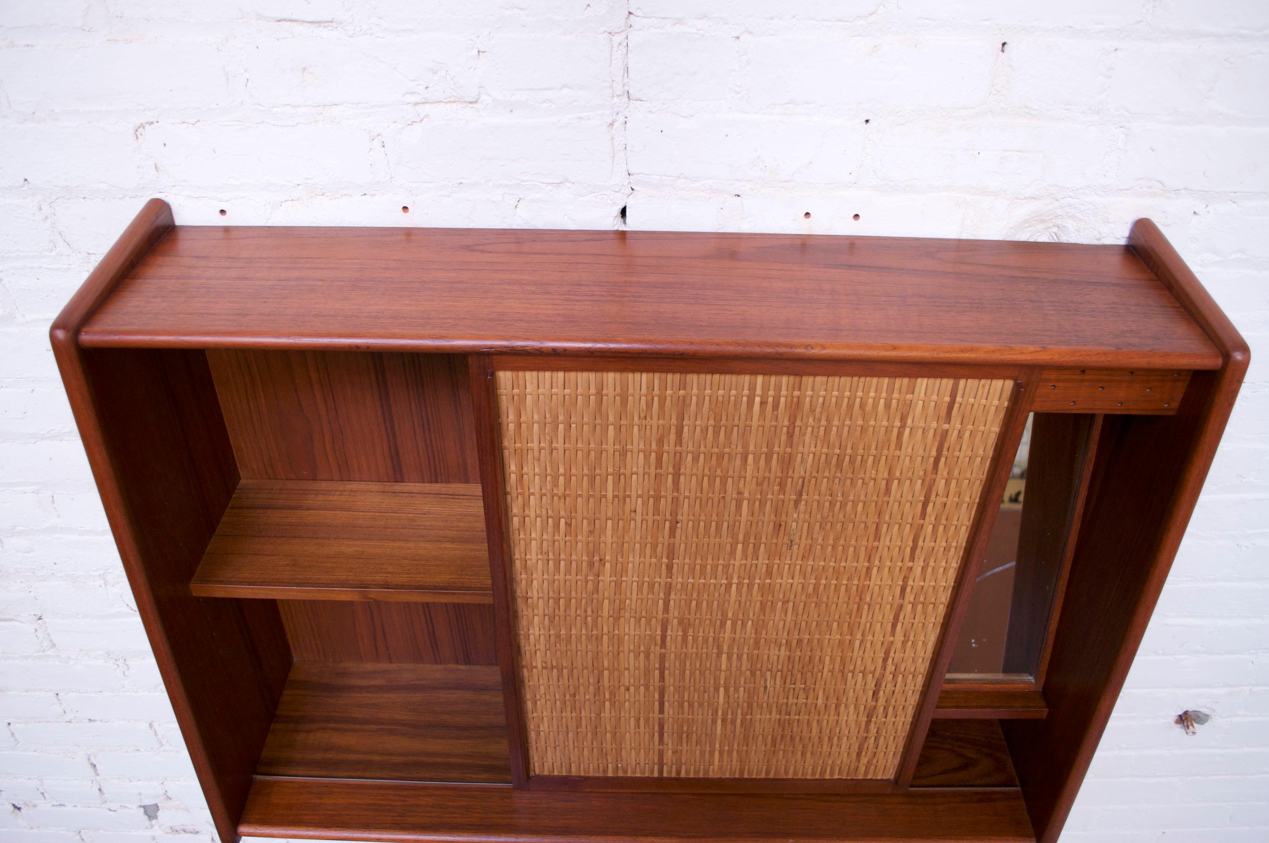 teak wall cabinet