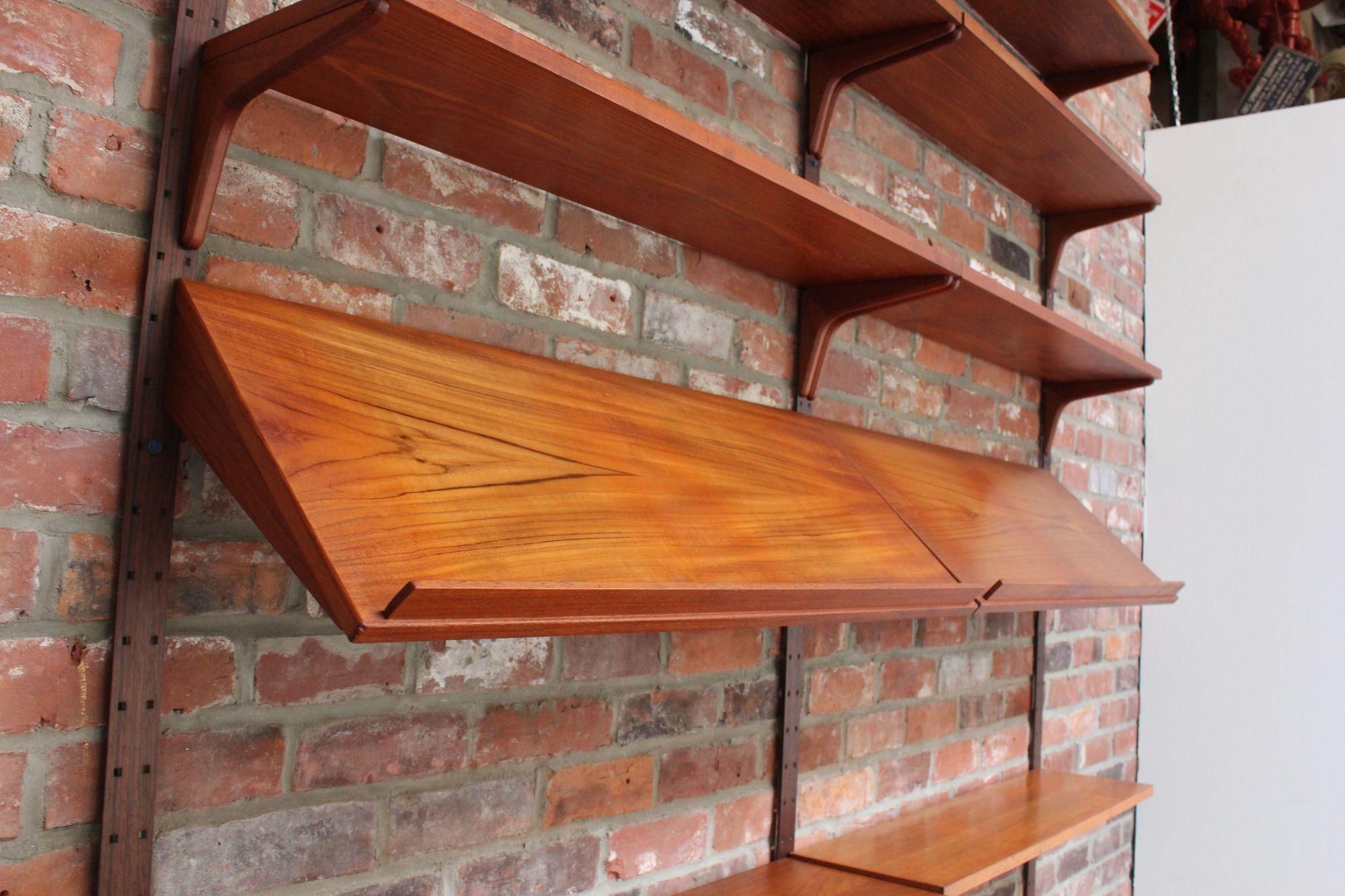 Danish Modern Teak and Rosewood Wall Unit Wall by Rud Thygesen & Johnny Sørensen For Sale 4