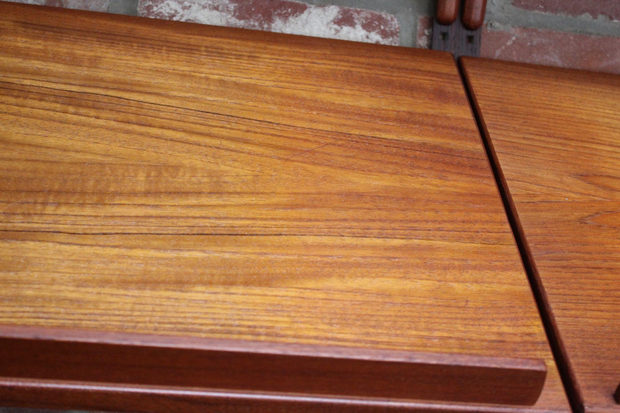 Danish Modern Teak and Rosewood Wall Unit Wall by Rud Thygesen & Johnny Sørensen 6