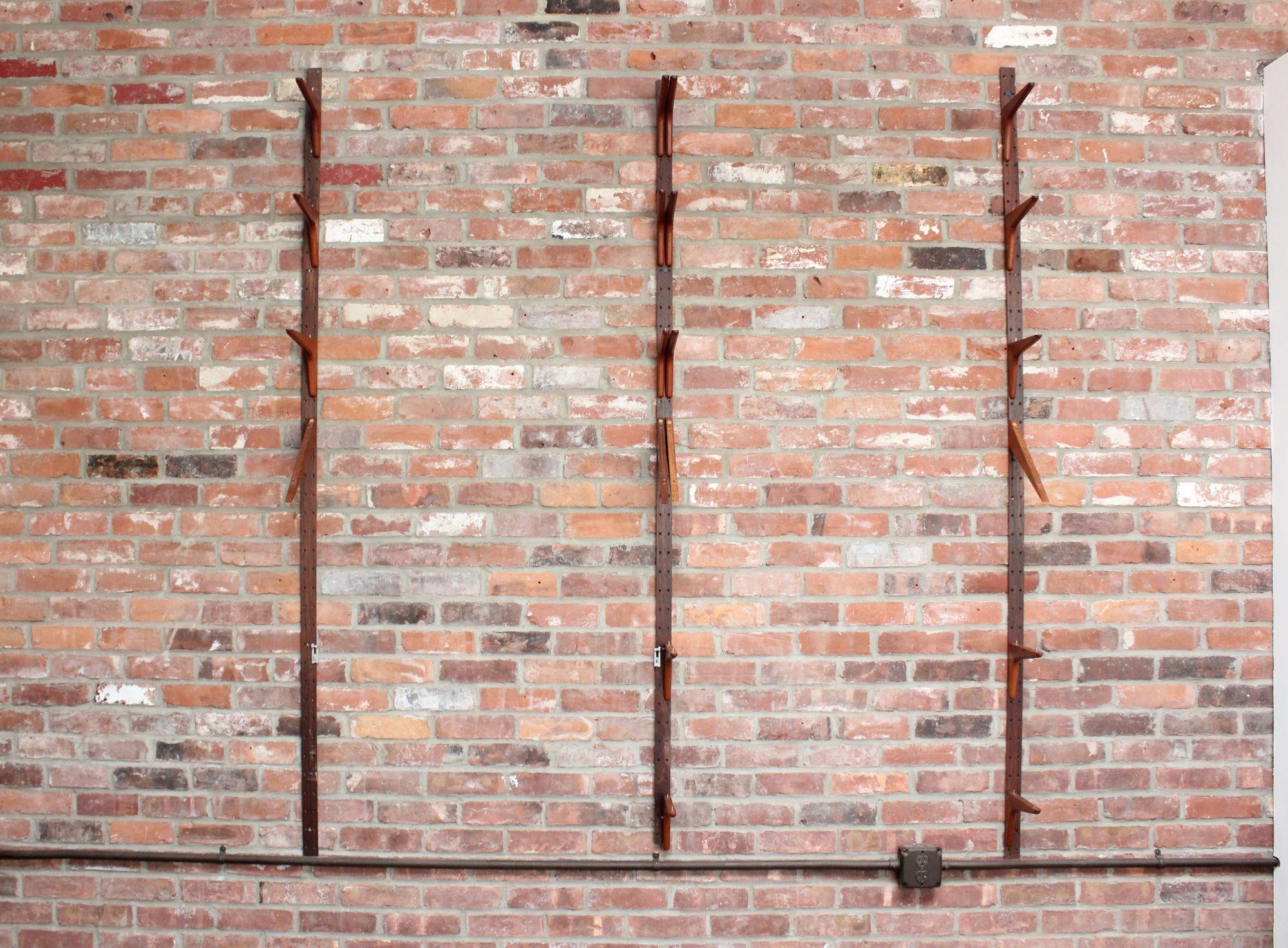 Mid-20th Century Danish Modern Teak and Rosewood Wall Unit Wall by Rud Thygesen & Johnny Sørensen