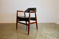 Fauteuil moderne danois en teck de Tove &amp; Edvard Kindt-Larsen, années 1950