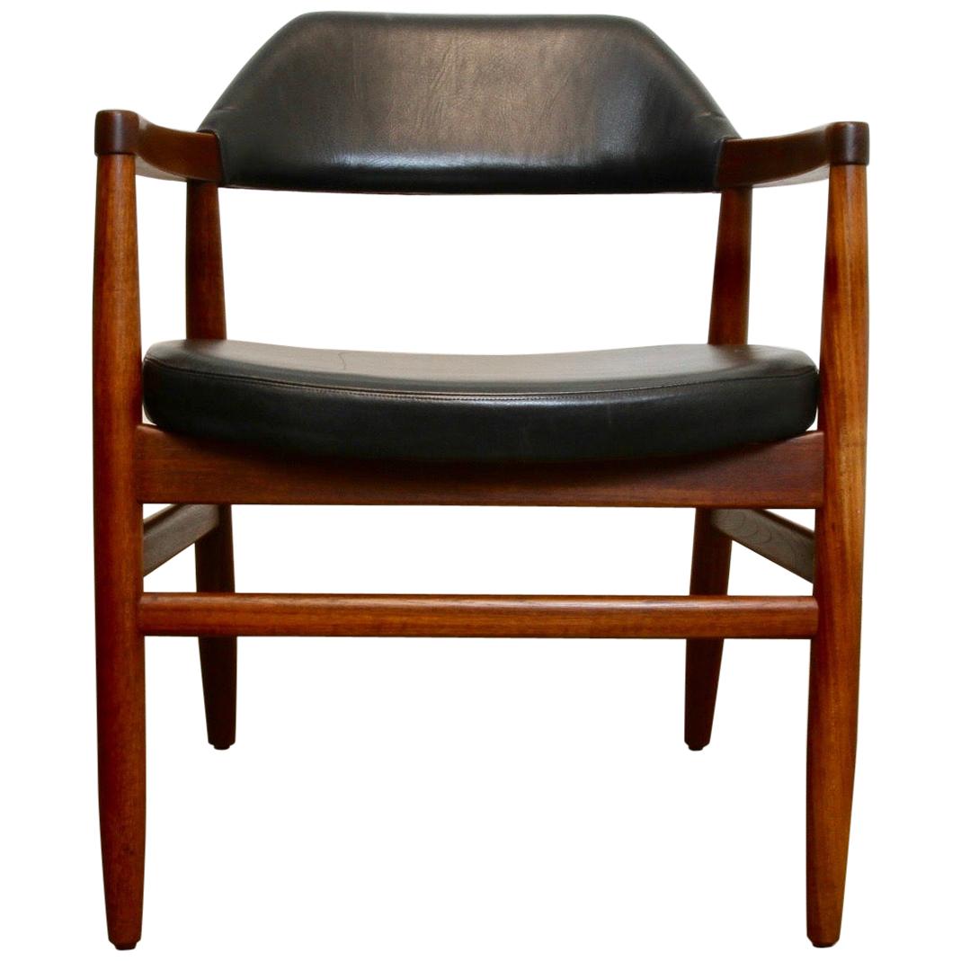 Group of “Fireplace Chairs” with Footstool by Tove and Edvard Kindt