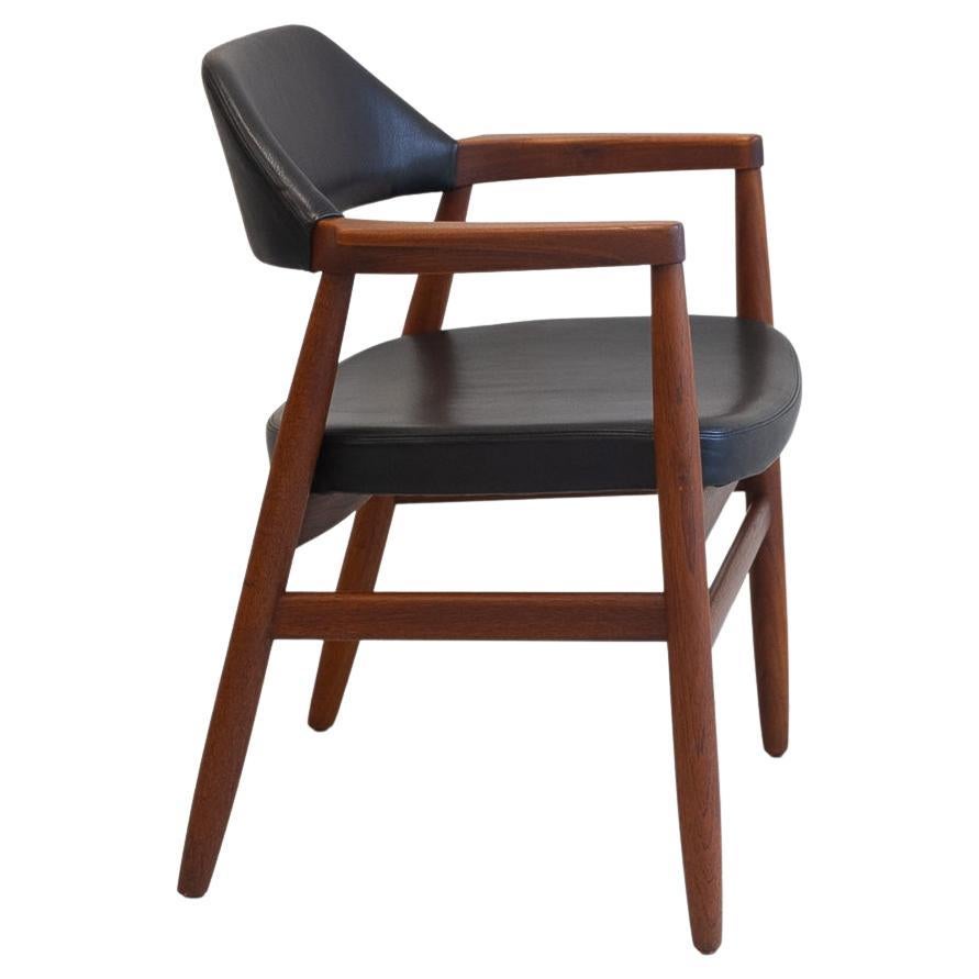 Danish Modern Teak Armchair by Tove & Edvard Kindt-Larsen, 1950s.