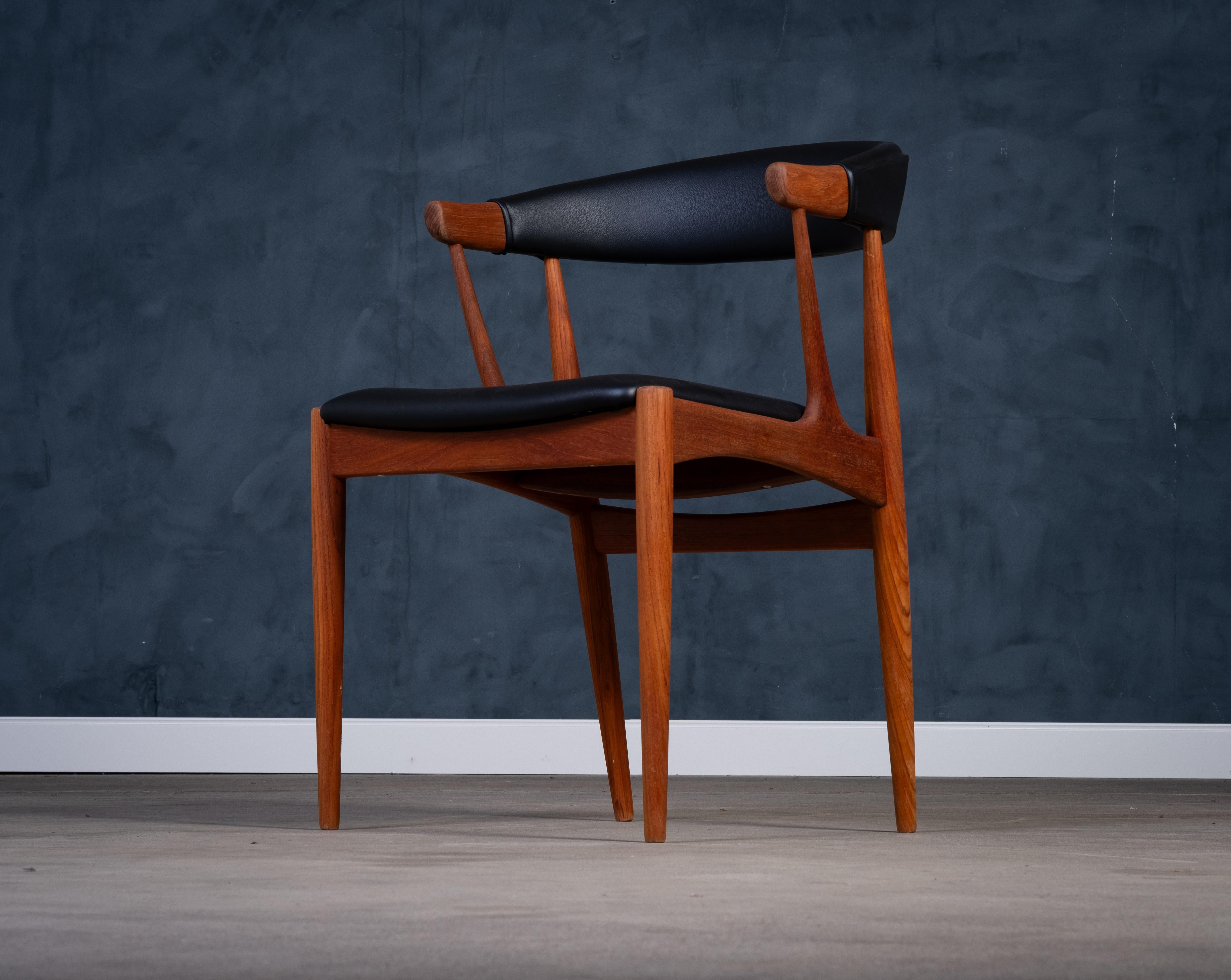 Sillón moderno danés de teca Modelo BA113 de Johannes Andersen, años 60 Moderno de mediados de siglo en venta