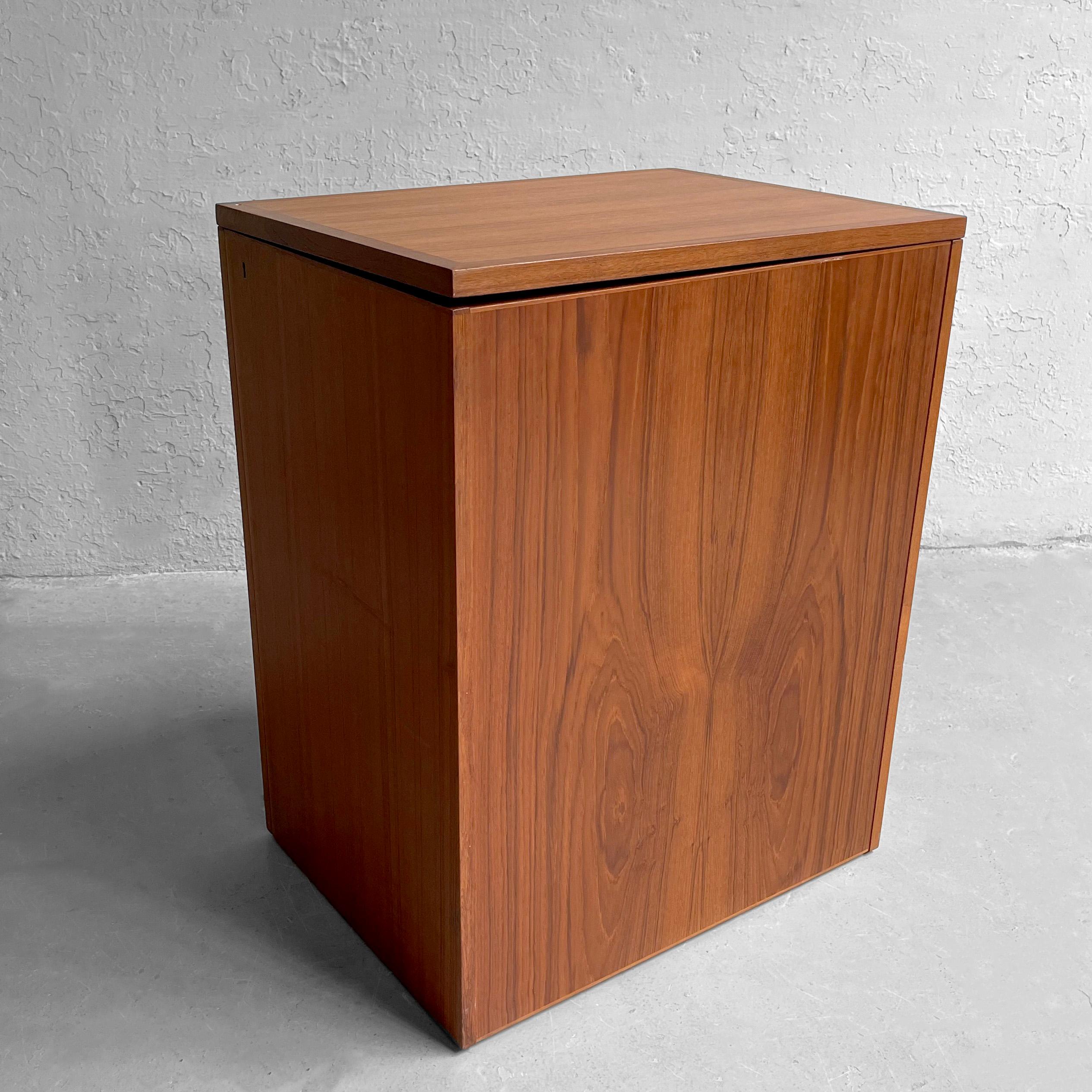 Danish Modern Teak Bar Cabinet by Eric Buch for Dyrlund 7