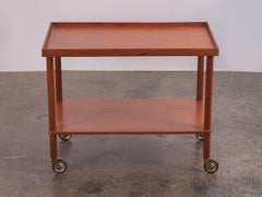 Danish Modern Teak Bar Cart