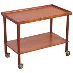 Danish Modern Teak Bar Cart