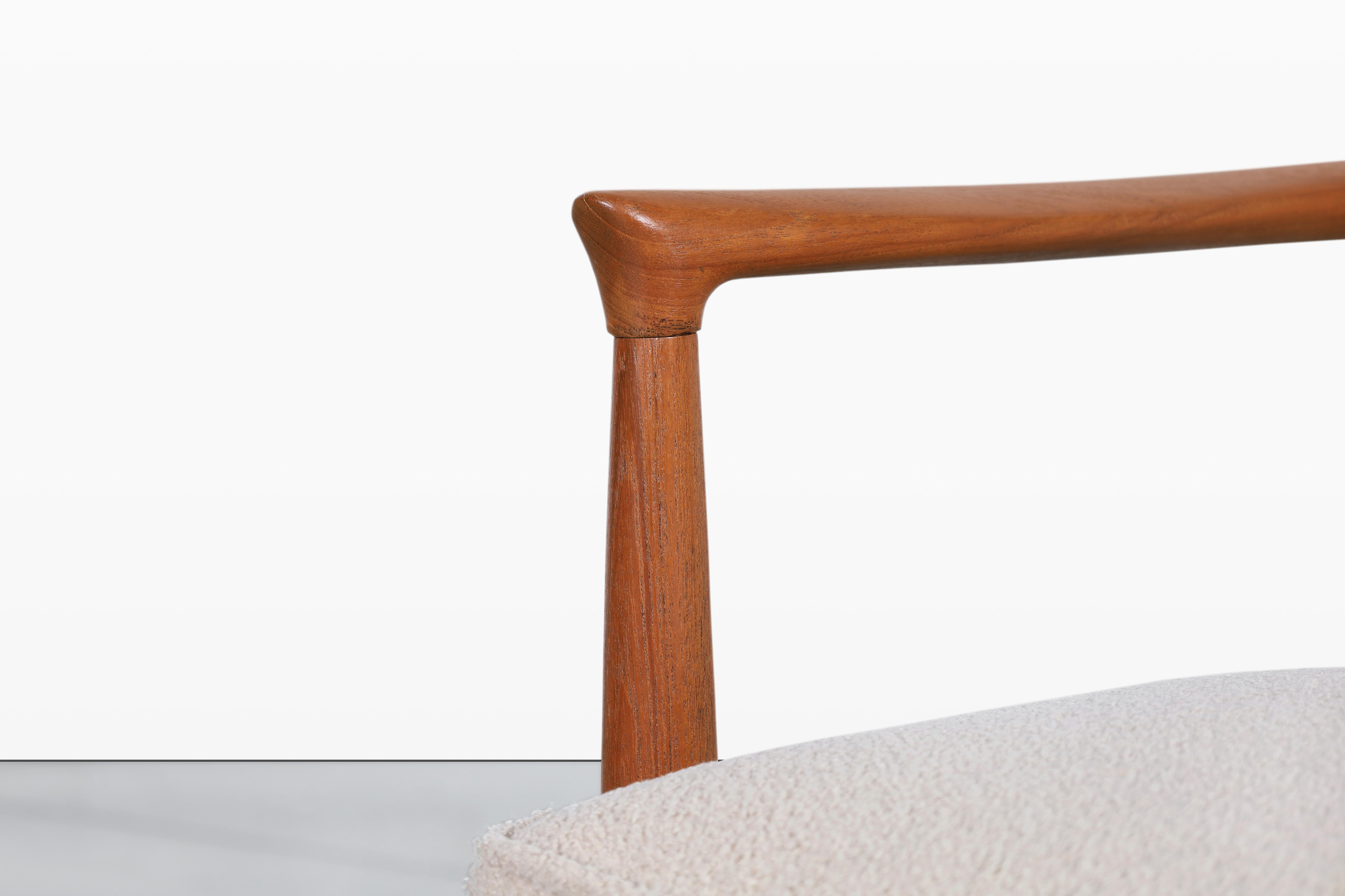 Fauteuils de salon modernes danois en teck de Finn Andersen pour Selig en vente 4