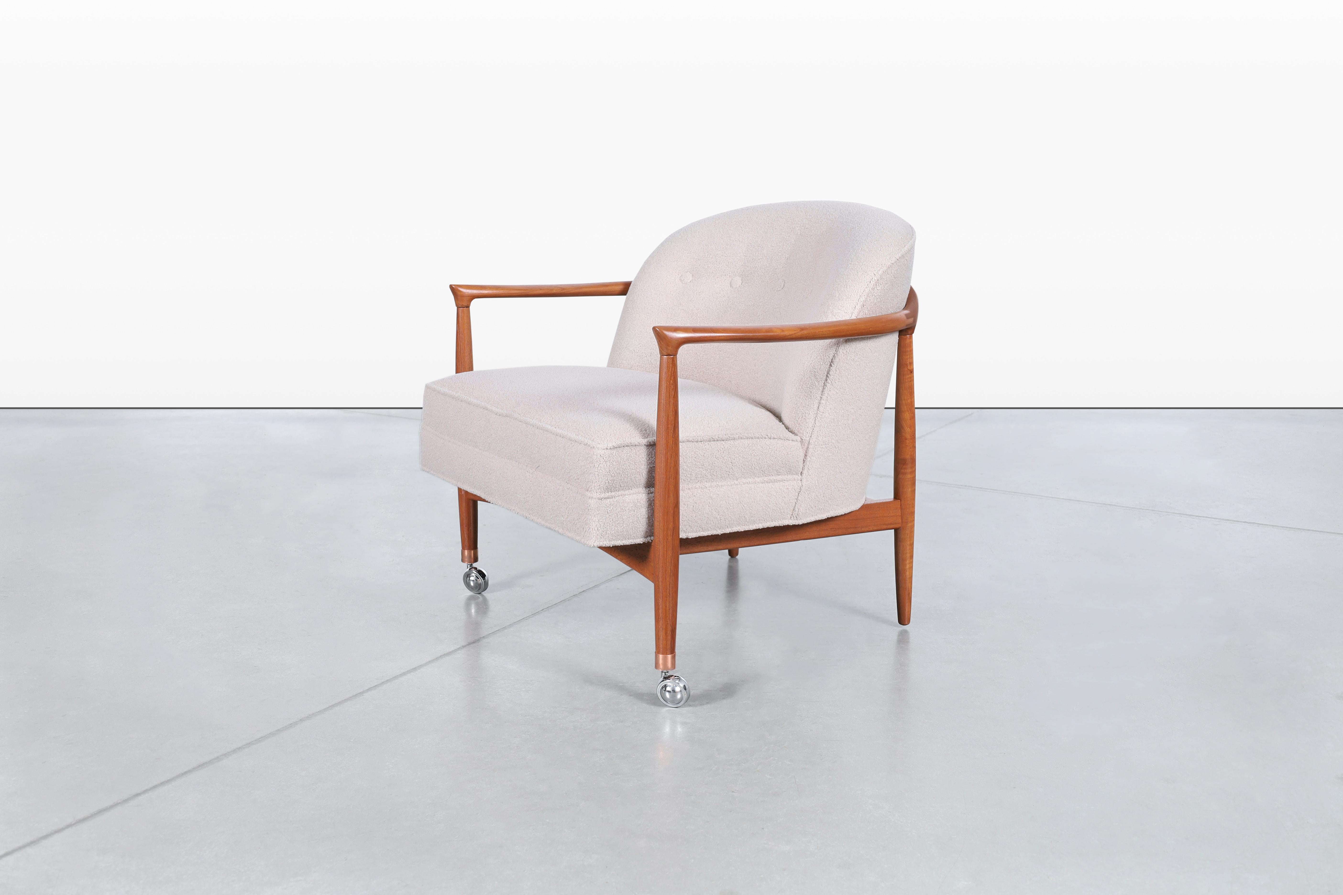 Milieu du XXe siècle Fauteuils de salon modernes danois en teck de Finn Andersen pour Selig en vente