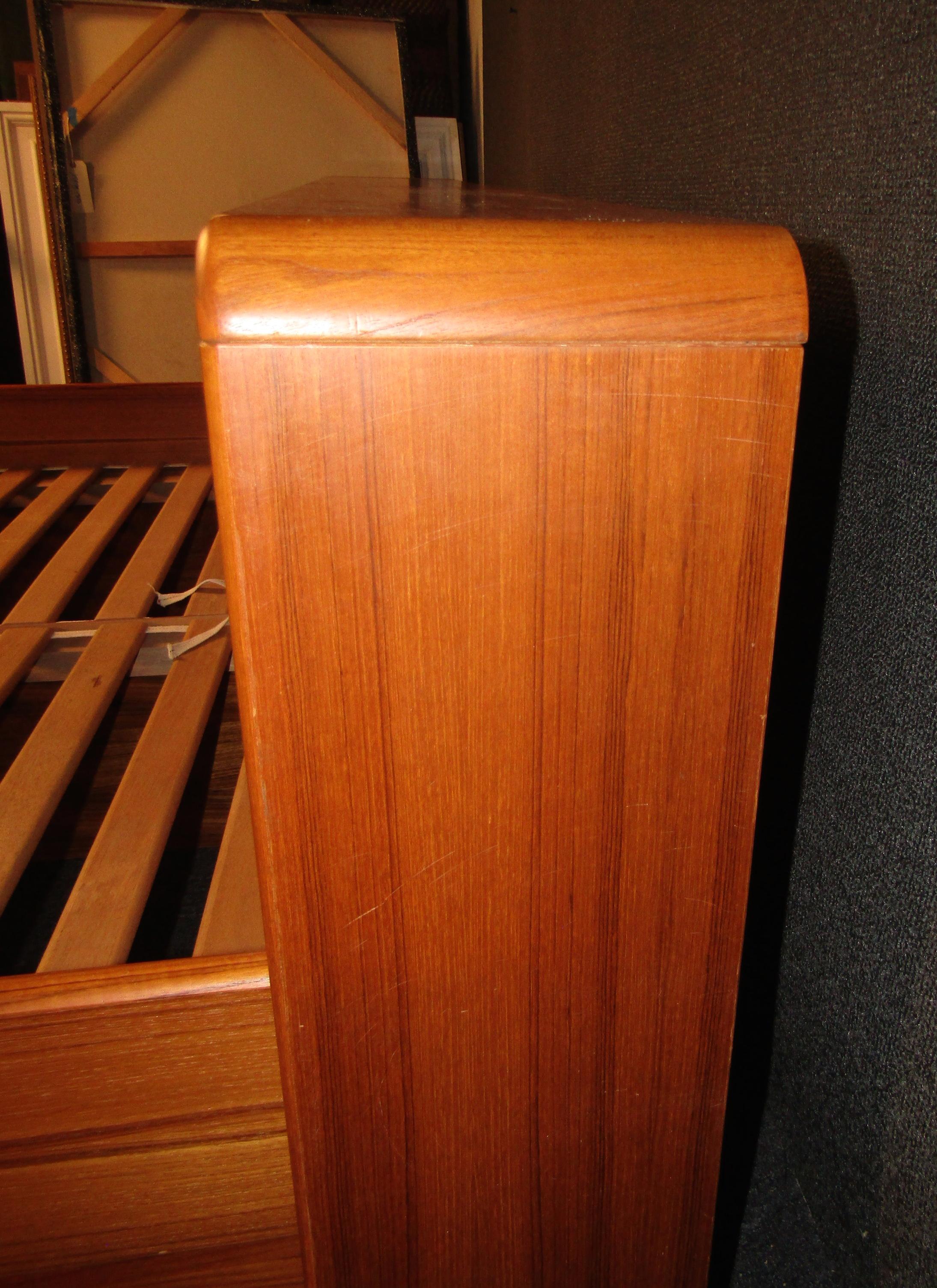 Danish Modern Teak Bed Frame  2