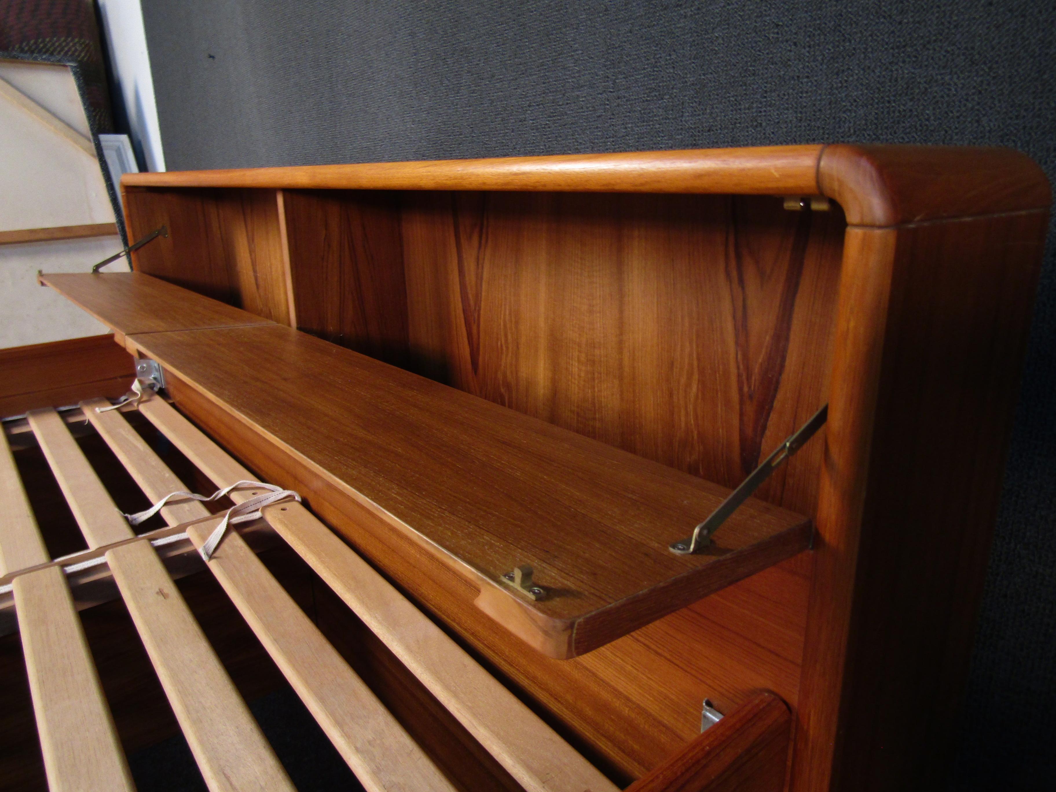 Danish Modern Teak Bed Frame  6