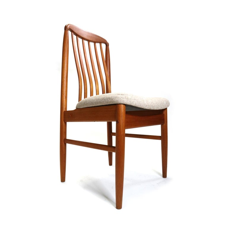 Danish Modern Teak Benny Linden BL10 Dining Chairs at 1stDibs