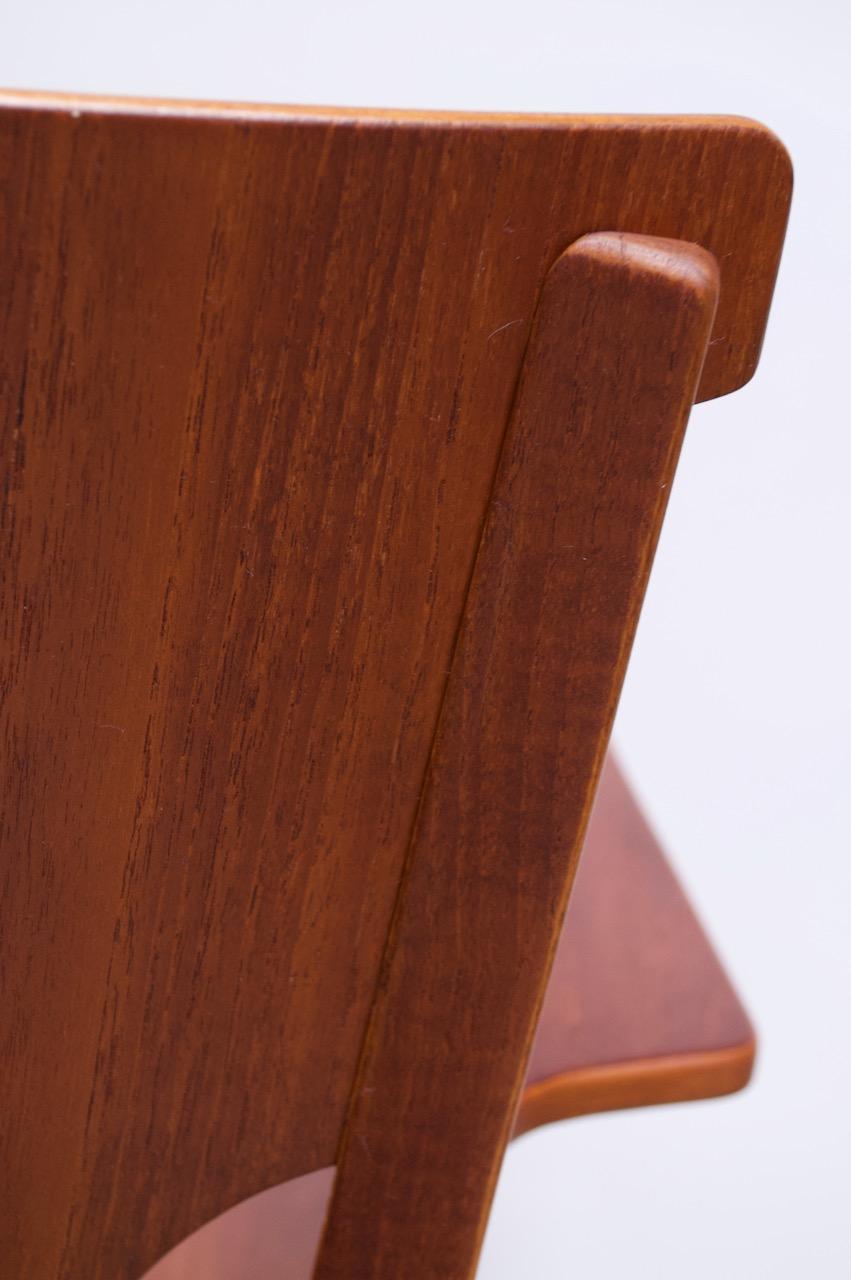 Danish Modern Teak Bentwood Sculptural Armchair For Sale 15