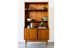 Danish Modern Teak Book / Display Case by Johannes Sorth