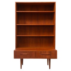 Vintage Danish Modern Teak Bookcase, 1960s.