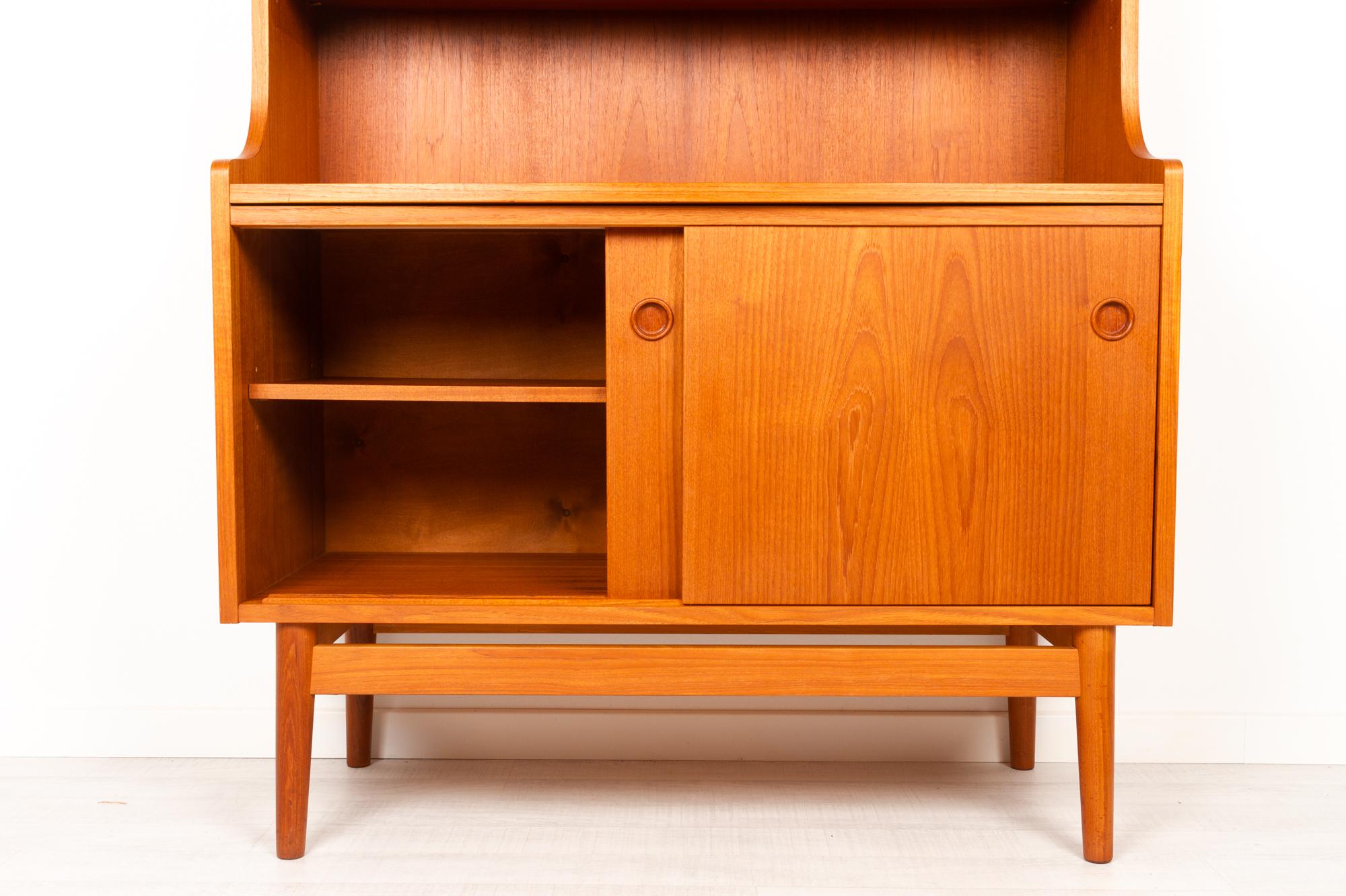 Danish Modern Teak Bookcase by Johannes Sorth, 1970s 1