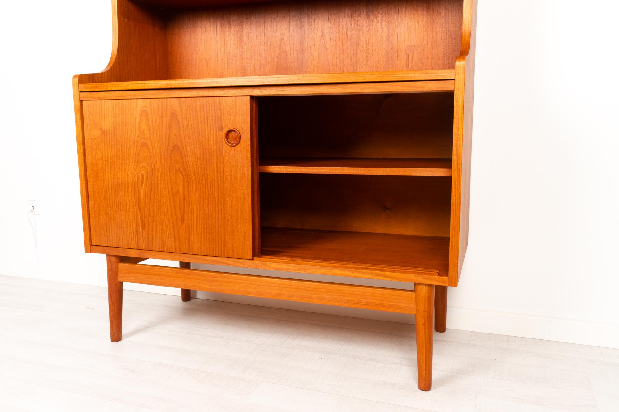 Danish Modern Teak Bookcase by Johannes Sorth, 1970s 2