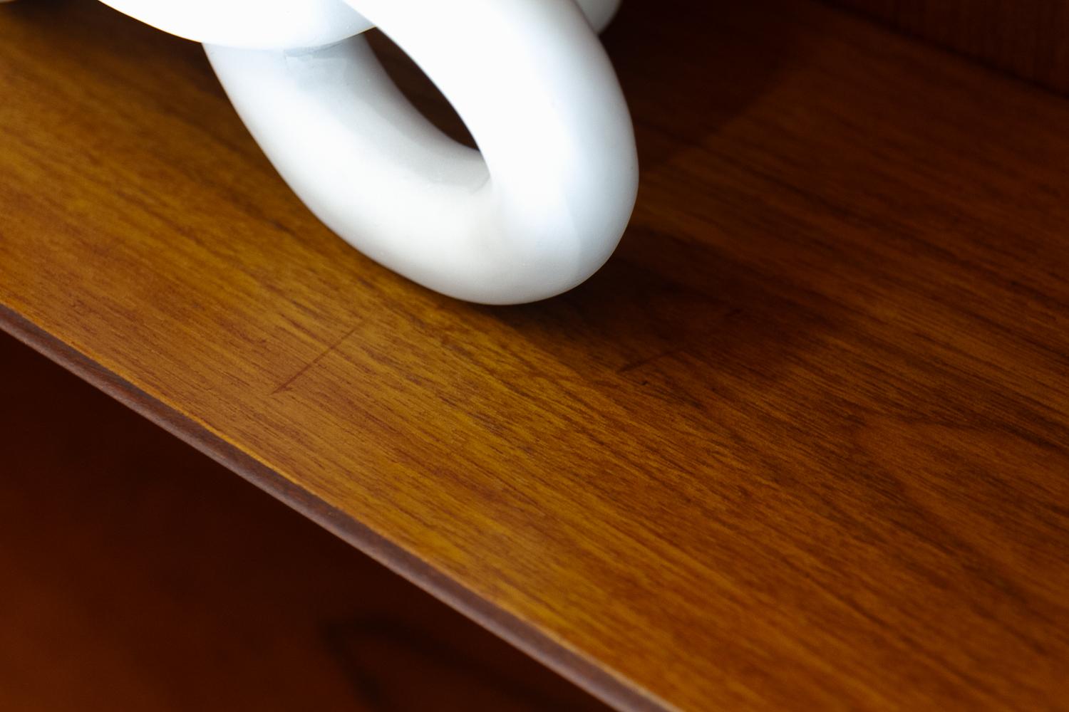Danish Modern Teak Bookcase by Johannes Sorth for Nexø, 1960s. 10
