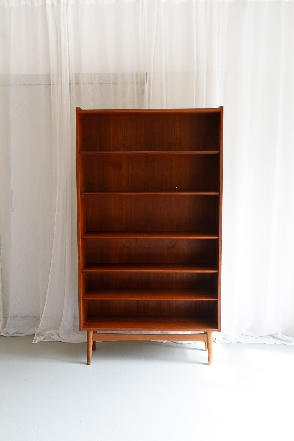 Danish Modern Teak Bookcase by Johannes Sorth for Nexø, 1960s. 3