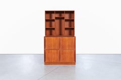 Dänischer moderner dänischer Bücherregalschrank aus Teakholz von Peter Hvidt und Orla Molgaard-Nielsen