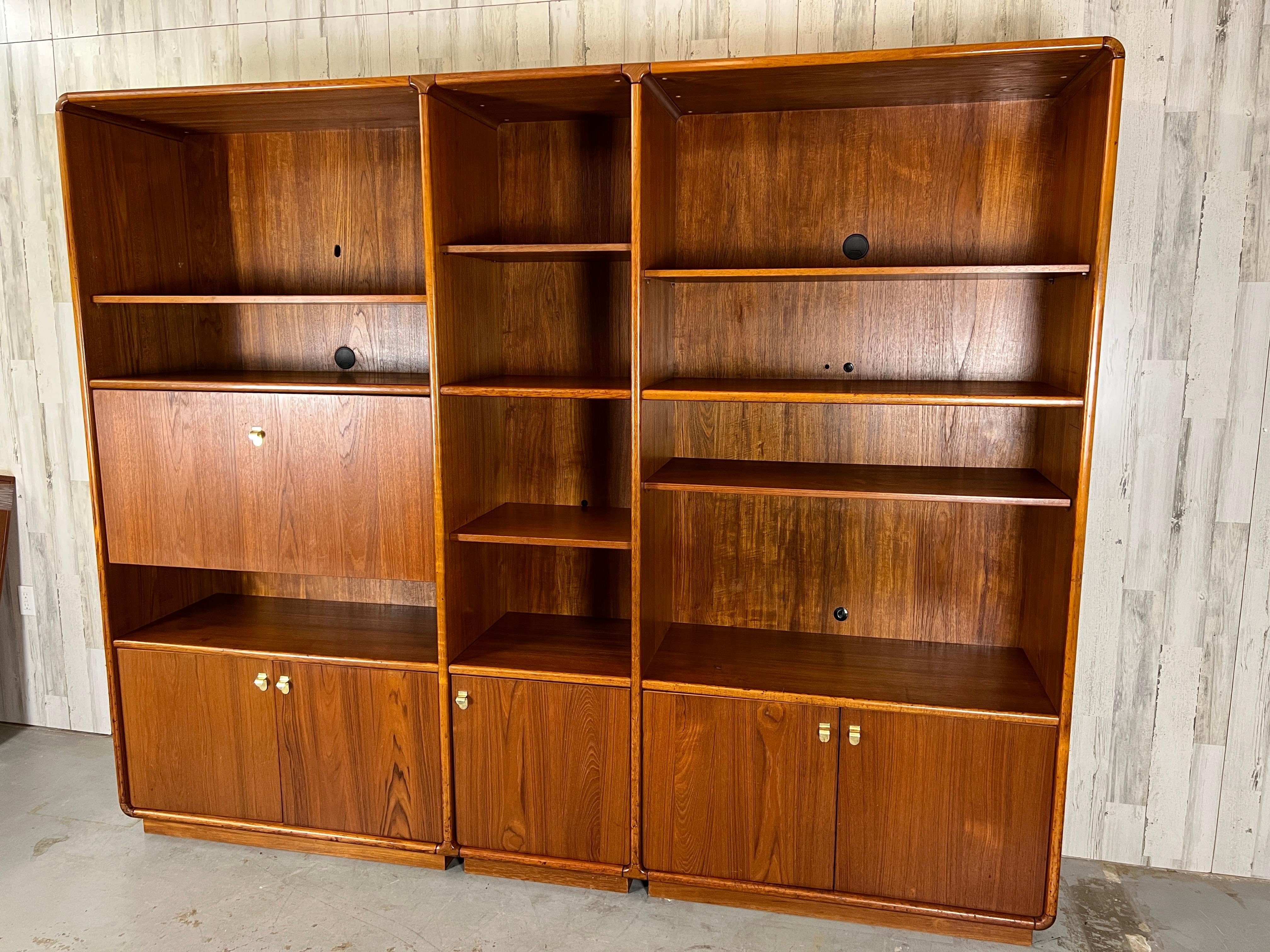 Danish Modern Teak Bookcase 1