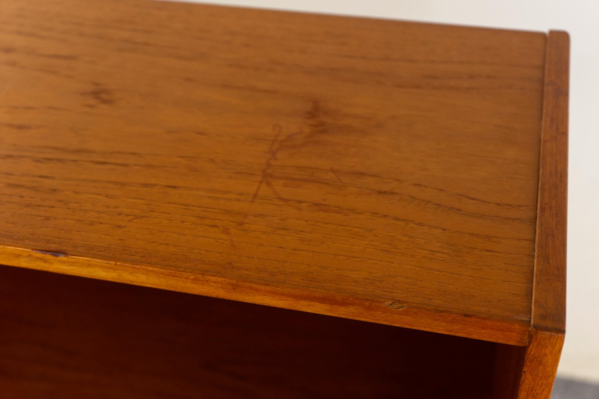 Scandinavian Modern Danish Modern Teak Bookcase For Sale