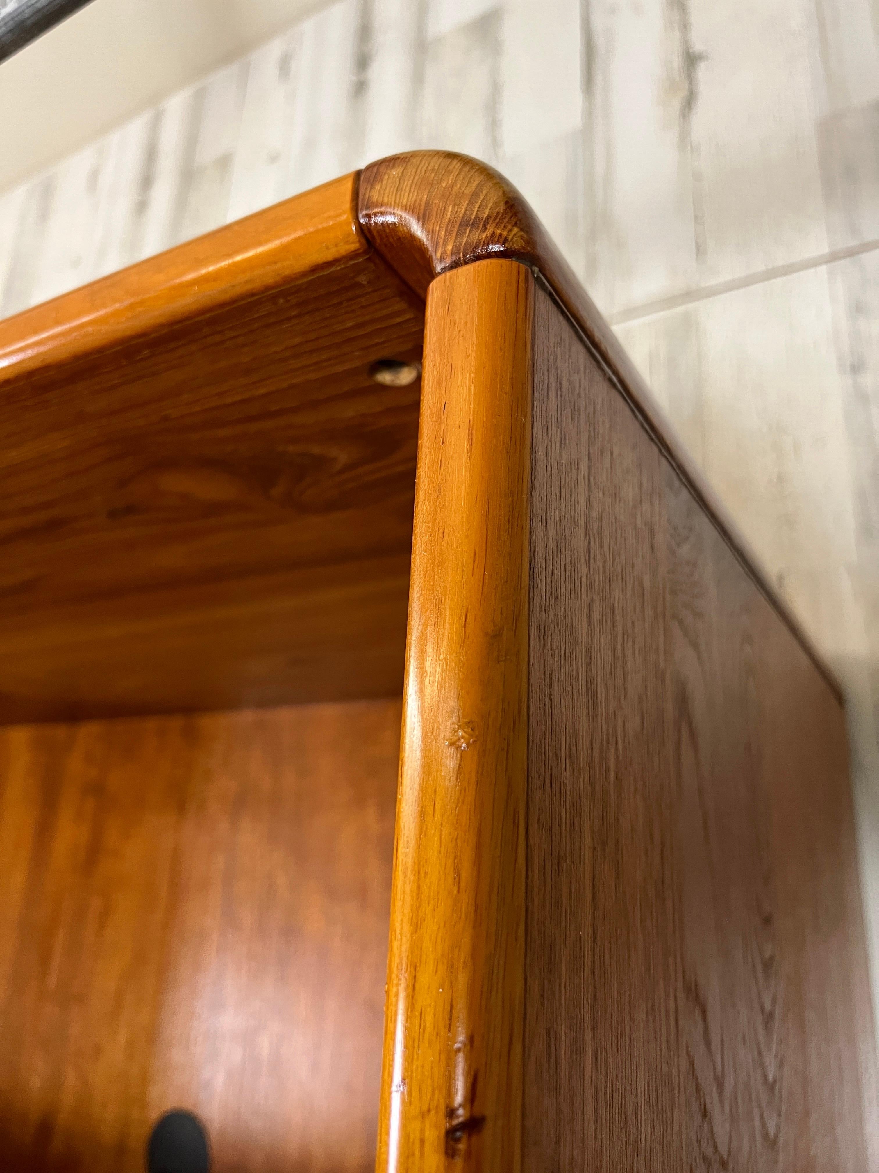 teak bookshelf