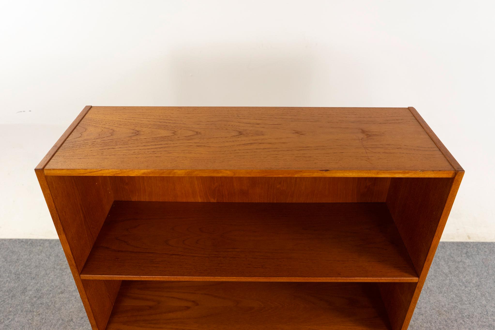 Mid-20th Century Danish Modern Teak Bookcase For Sale