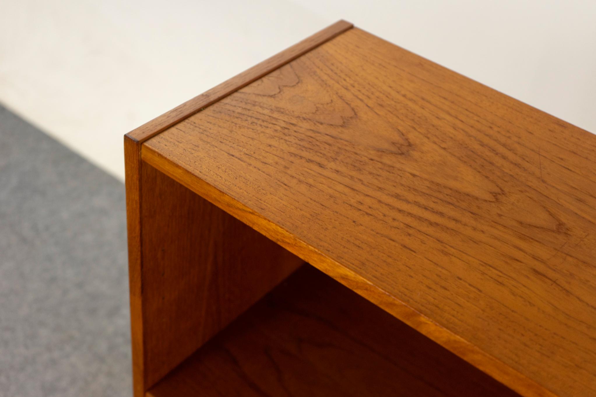 Danish Modern Teak Bookcase For Sale 1