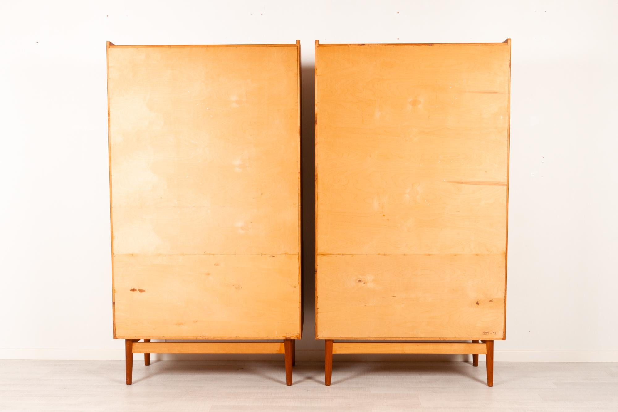 Danish Modern Teak Bookcases by Johannes Sorth, 1960s Set of 2 10