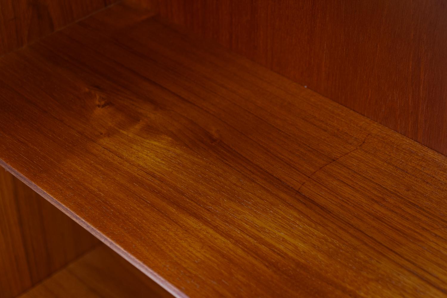 Danish Modern Teak Bookcases by Johannes Sorth for Nexø, 1960s. Set of 2. 9