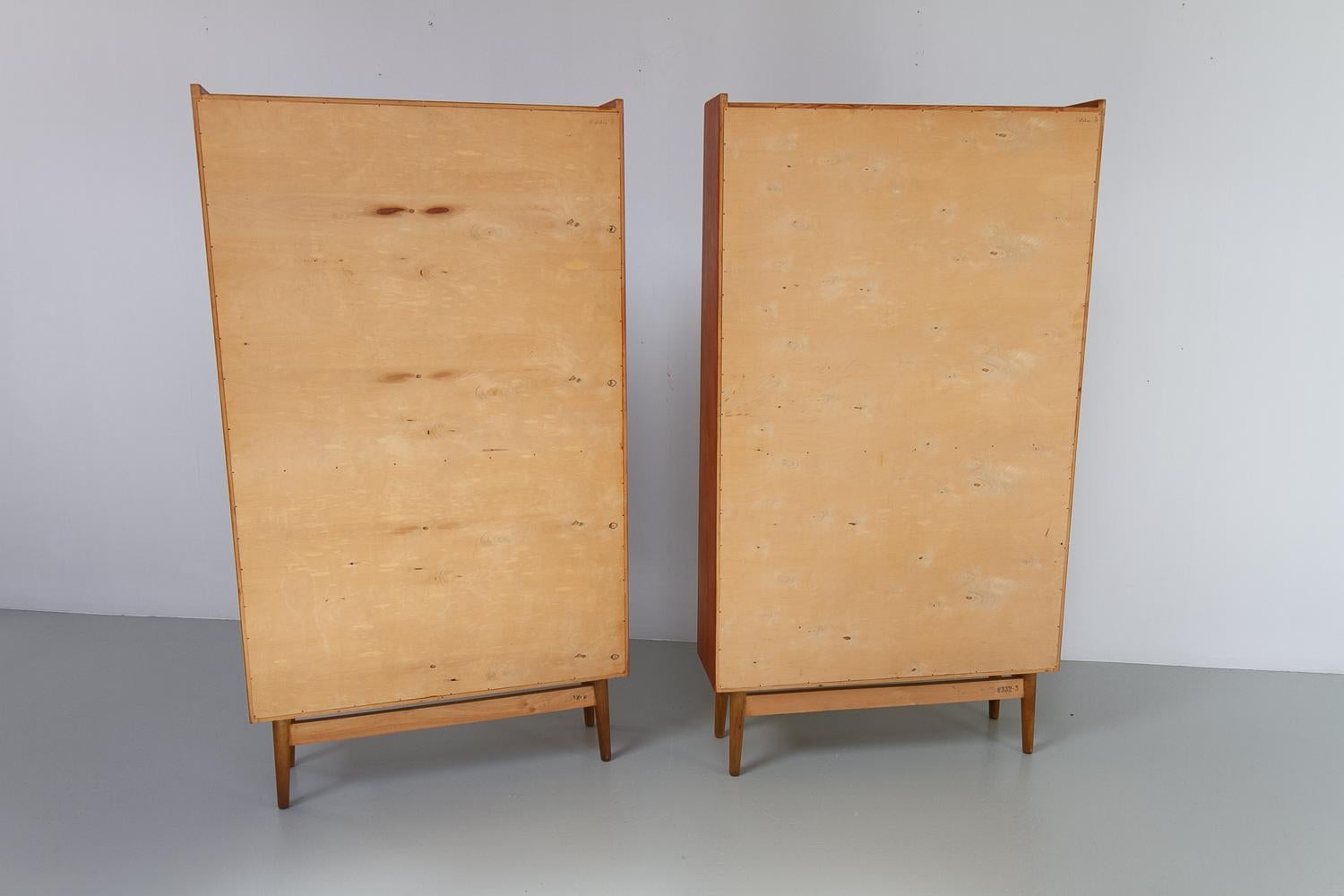 Danish Modern Teak Bookcases by Johannes Sorth for Nexø, 1960s. Set of 2. 10