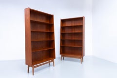 Librerie moderne danesi in teak di Johannes Sorth per Nexø, anni '60. Set di 2.