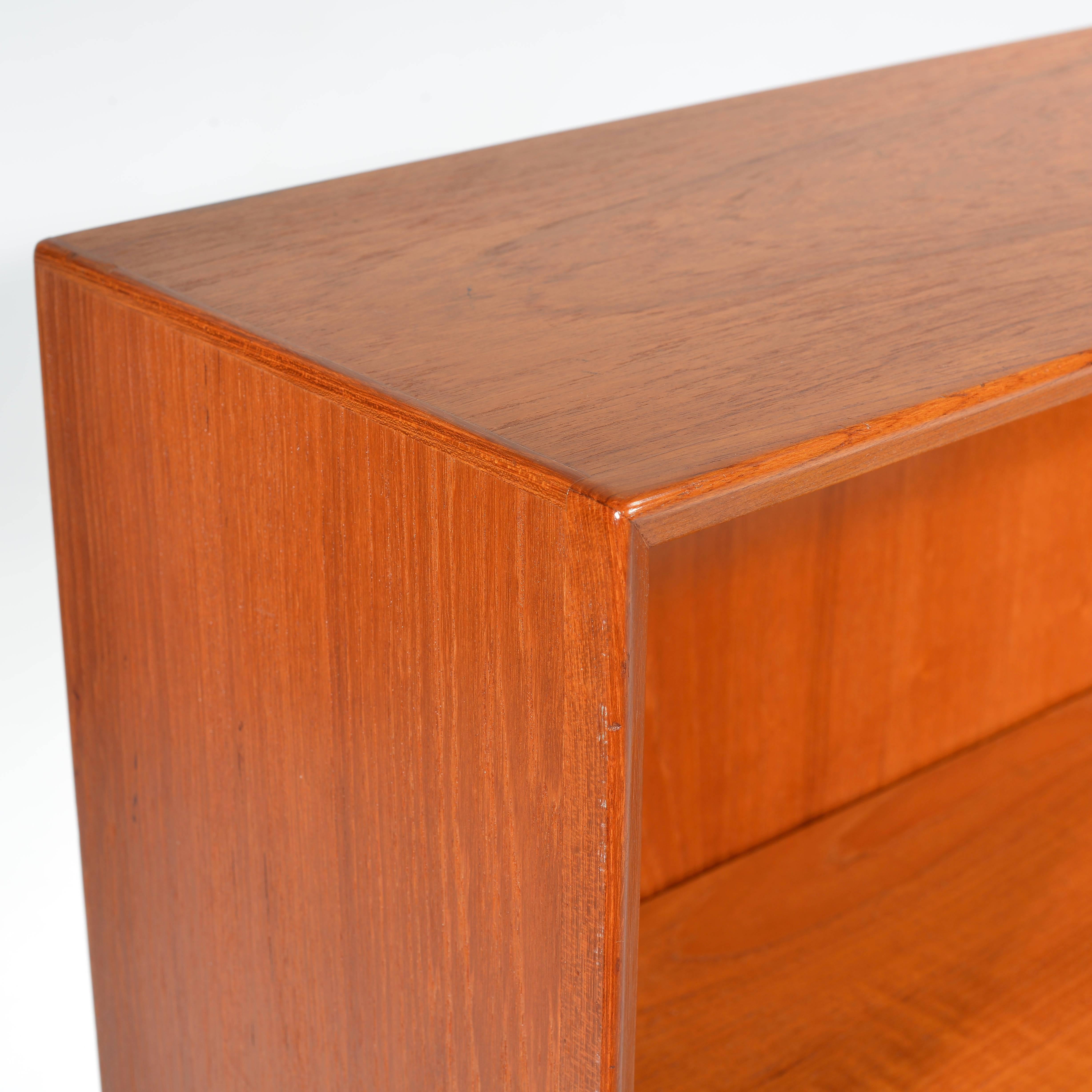Danish Modern Teak Bookshelf at 1stDibs danish modern bookshelf