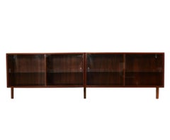 Danish Modern Teak Bookshelf Wall Unit
