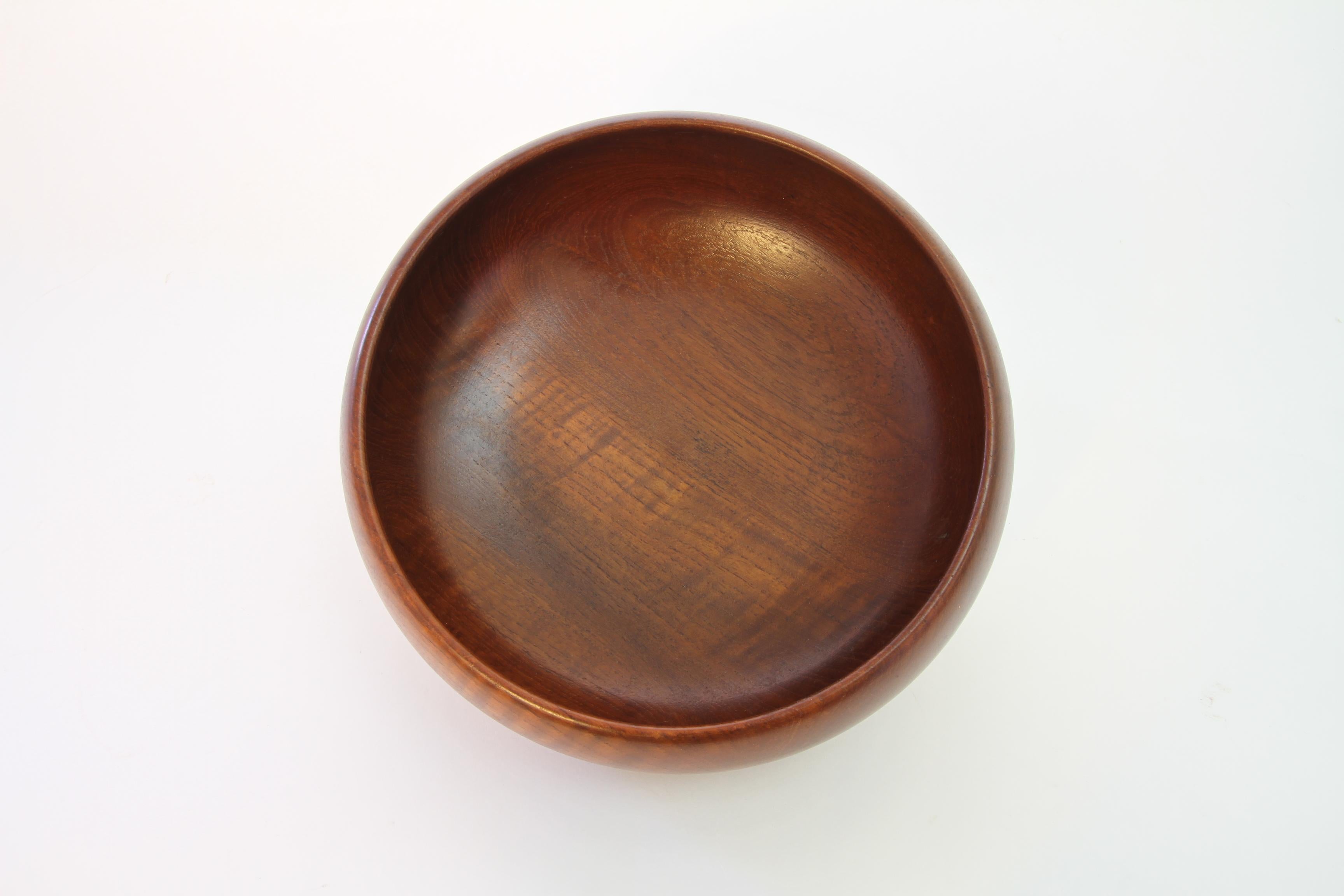 Mid-20th Century Danish Mid-Century Modern Teak Bowl, 1950s For Sale