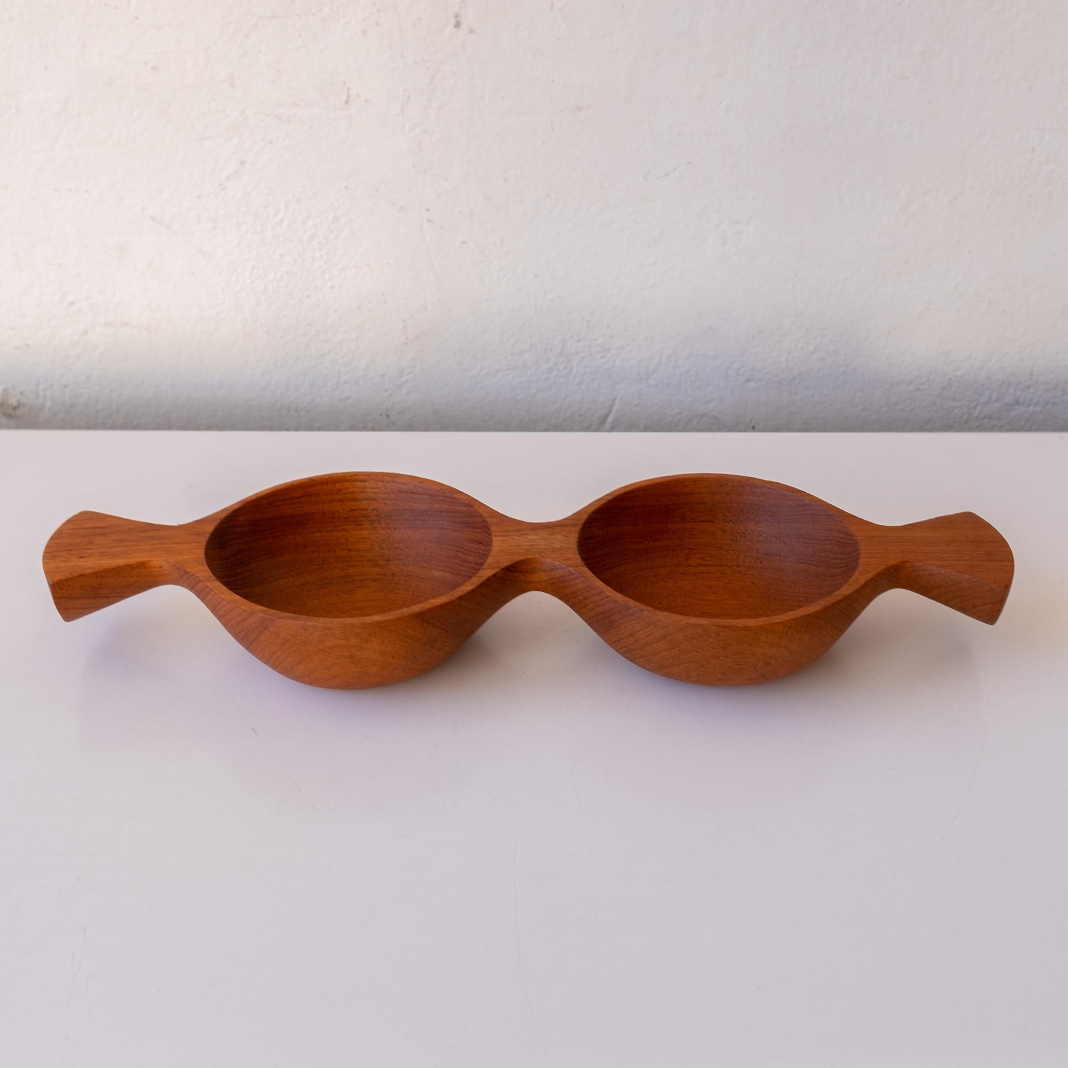 Mid-20th Century Danish Modern Teak Bowl or Catch All For Sale