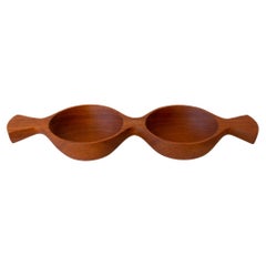 Retro Danish Modern Teak Bowl or Catch All