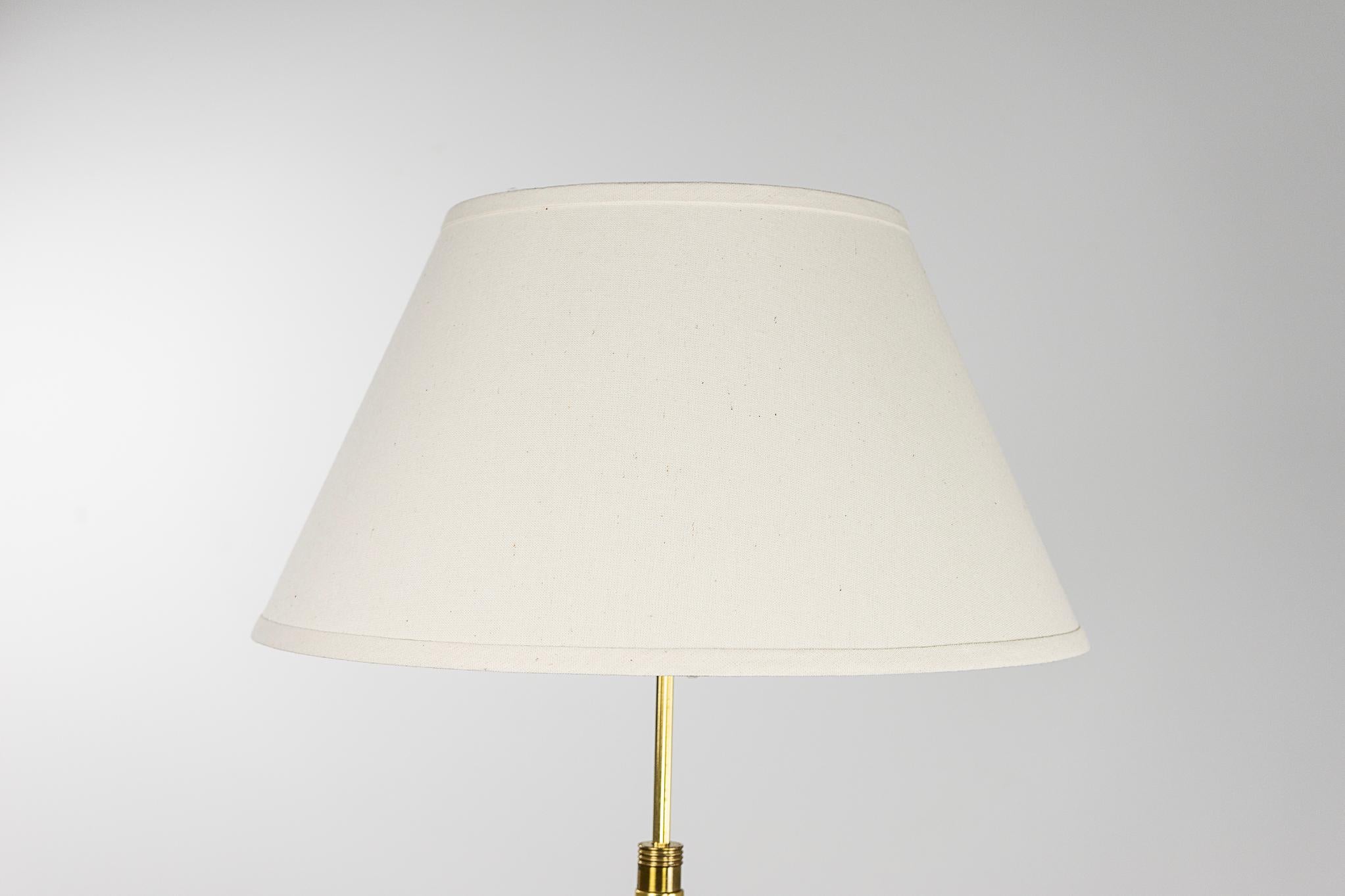 Danish Modern Teak & Brass Floor Lamp For Sale 3