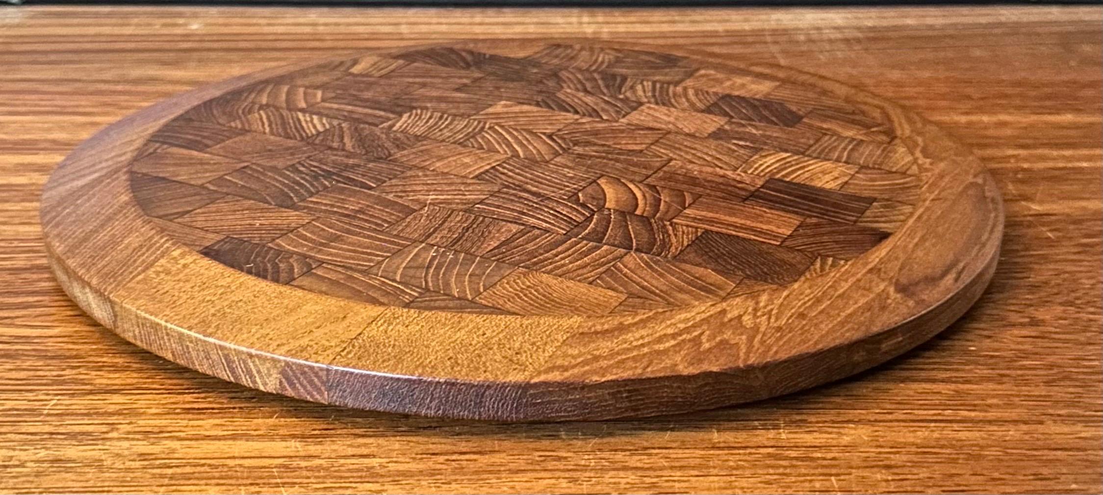 20th Century Danish Modern Teak Butcher Block Cheese Board by Jens Quistgaard for Dansk