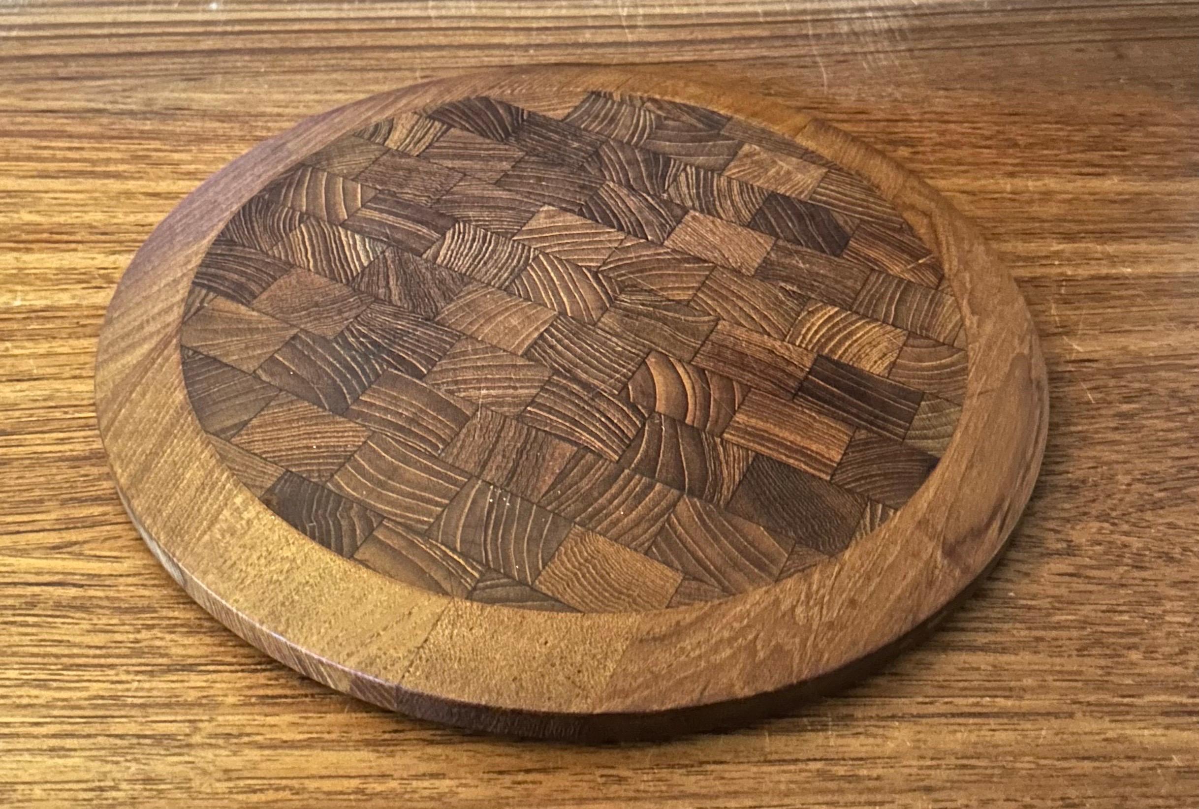 Danish Modern Teak Butcher Block Cheese Board by Jens Quistgaard for Dansk 1