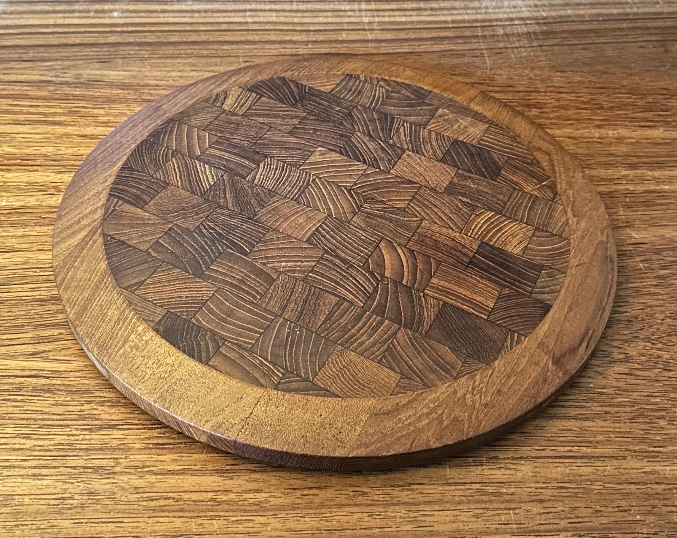 Danish Modern Teak Butcher Block Cheese Board by Jens Quistgaard for Dansk 2