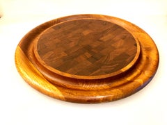 Danish Modern Teak Butcher Block Cutting Board by Jens Quistgaard for Dansk